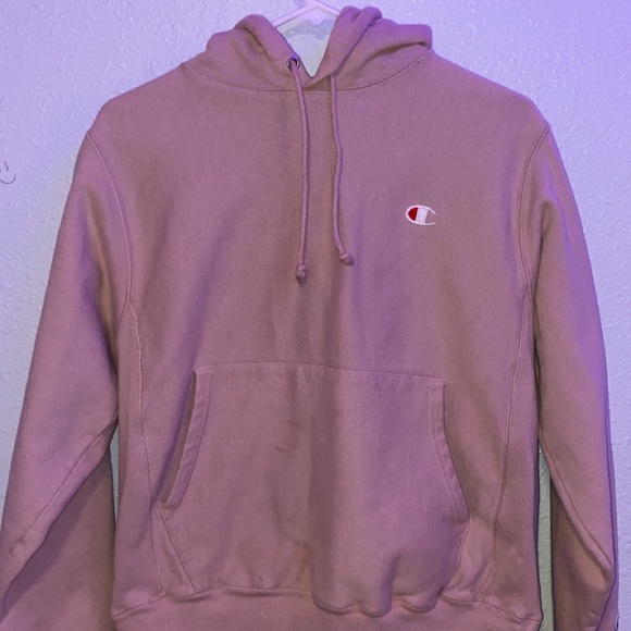 dusty rose champion hoodie